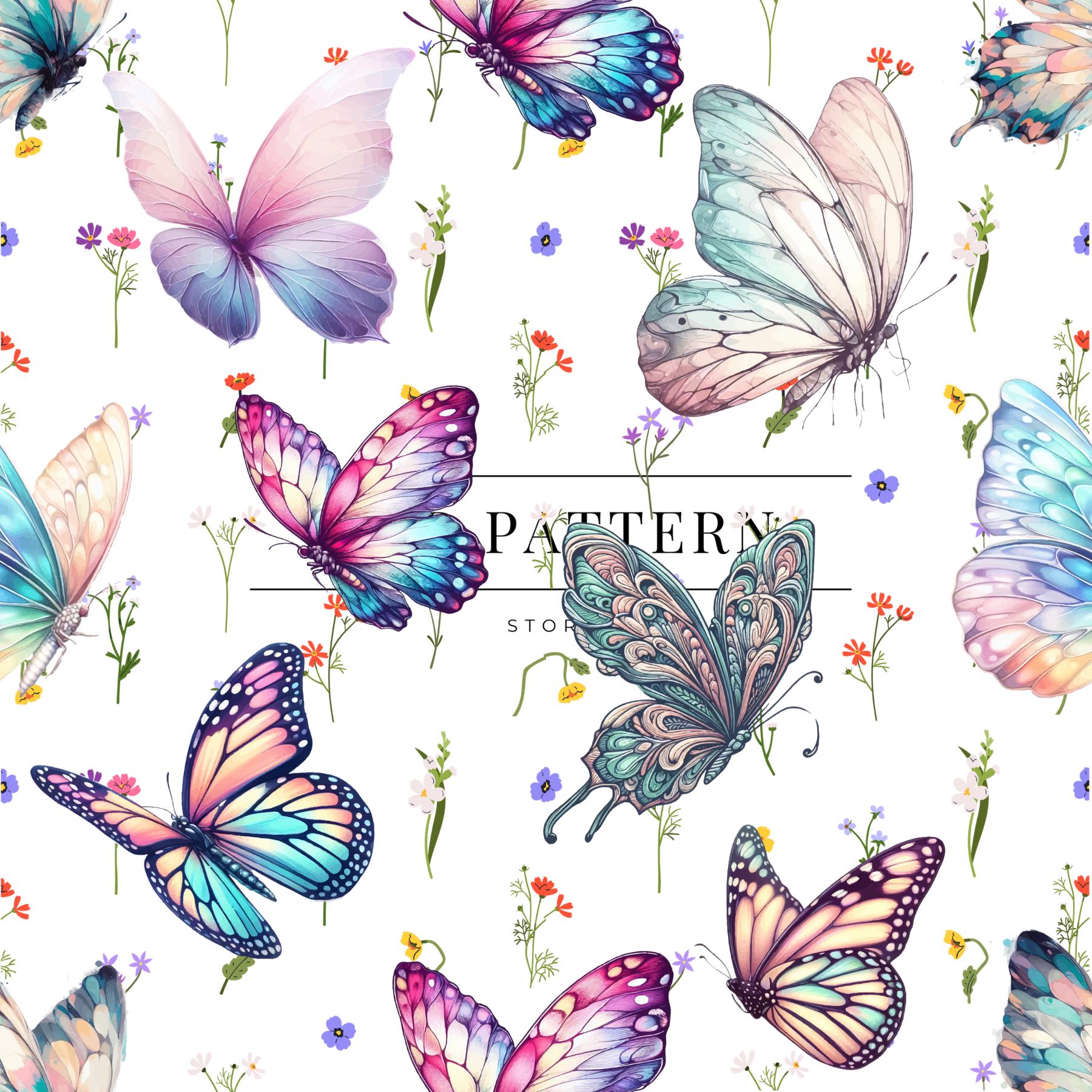 Butterfly Seamless Pattern - Etsy