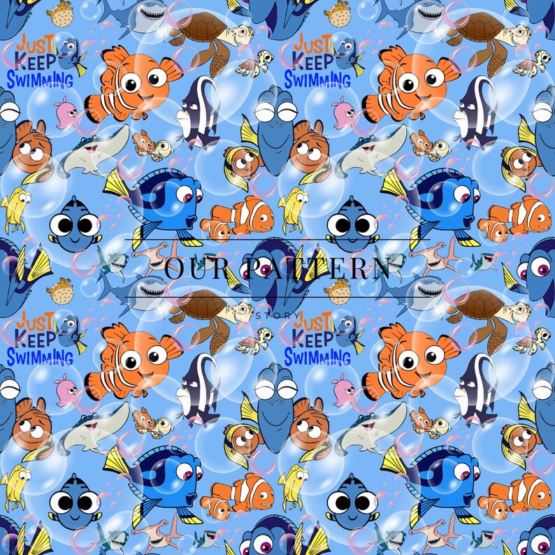 Fish Seamless Pattern (digital Download) - Etsy