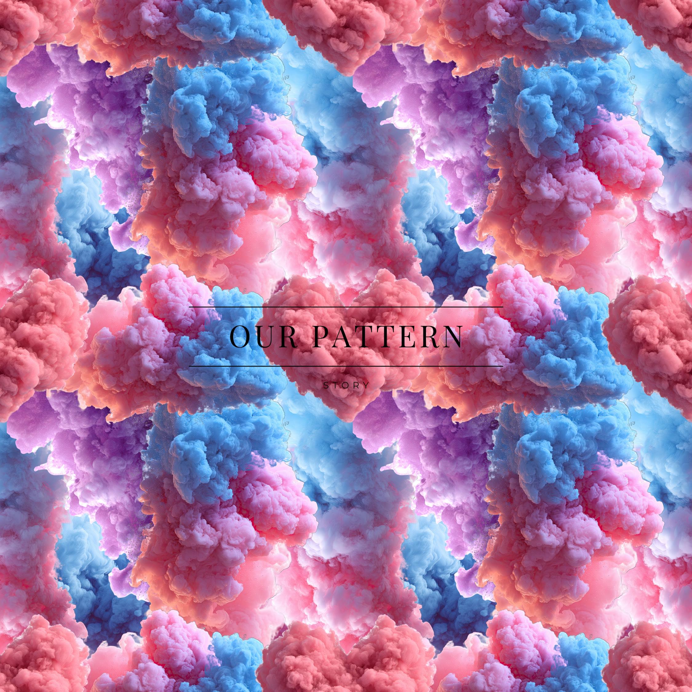 Colorful Clouds Seamless Pattern: Digital Download - Etsy