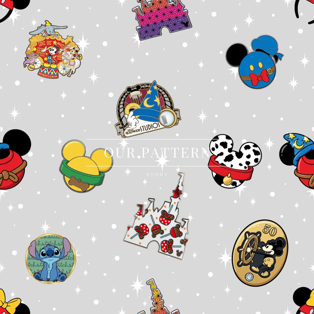 Magical Pins Seamless Patterns - Etsy