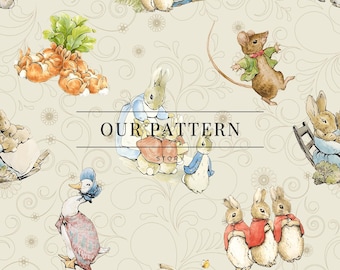 rabbit seamless pattern