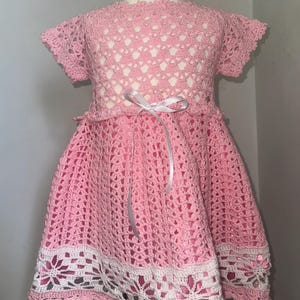 Girls Crochet Dress