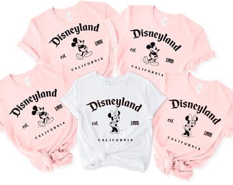 Disneyland Family Shirt, Vintage Mickey Shirt, Vintage Disneyland Minnie Shirt, Family Disney Shirt, Disney Trips Shirt, Disney Crewneck