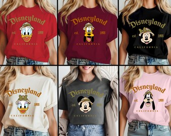 Disney Animal Kingdom Shirt, Mickey and Minnie Safari Shirt, Mickey And Friends Shirt, Wild About Disney Shirt, Family Vacation Shirts