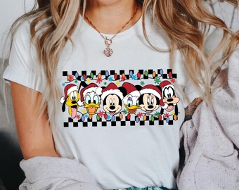 Christmas Lights Disney Shirt, Mickey & Co Christmas Lights T-Shirt,Disney Christmas Family Vacation Tee, Mickey And Friends Christmas Shirt