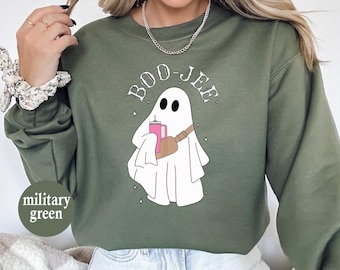 Boo Jee Sweatshirt, Boo Jee Shirt, Spooky Ghost Hoodie, Spooky Season Ghost Sweater, Spooky Vibes Shirt,Halloween Ghost Sweatshirt,Boo Shirt