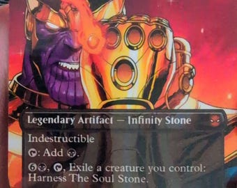 The Soul Stone (infinity Gauntlet) (holo) (PROXY) - Etsy
