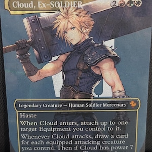 Cloud, Ex-SOLDIER Magic The Gathering Proxy