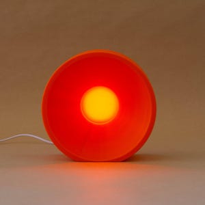 Donut Table Lamp , Mid Century Modern Nightstand Lamp, Minimal USB LED Table Lamp, Cozy Housewarming Lamp Gift for Bedroom Decor