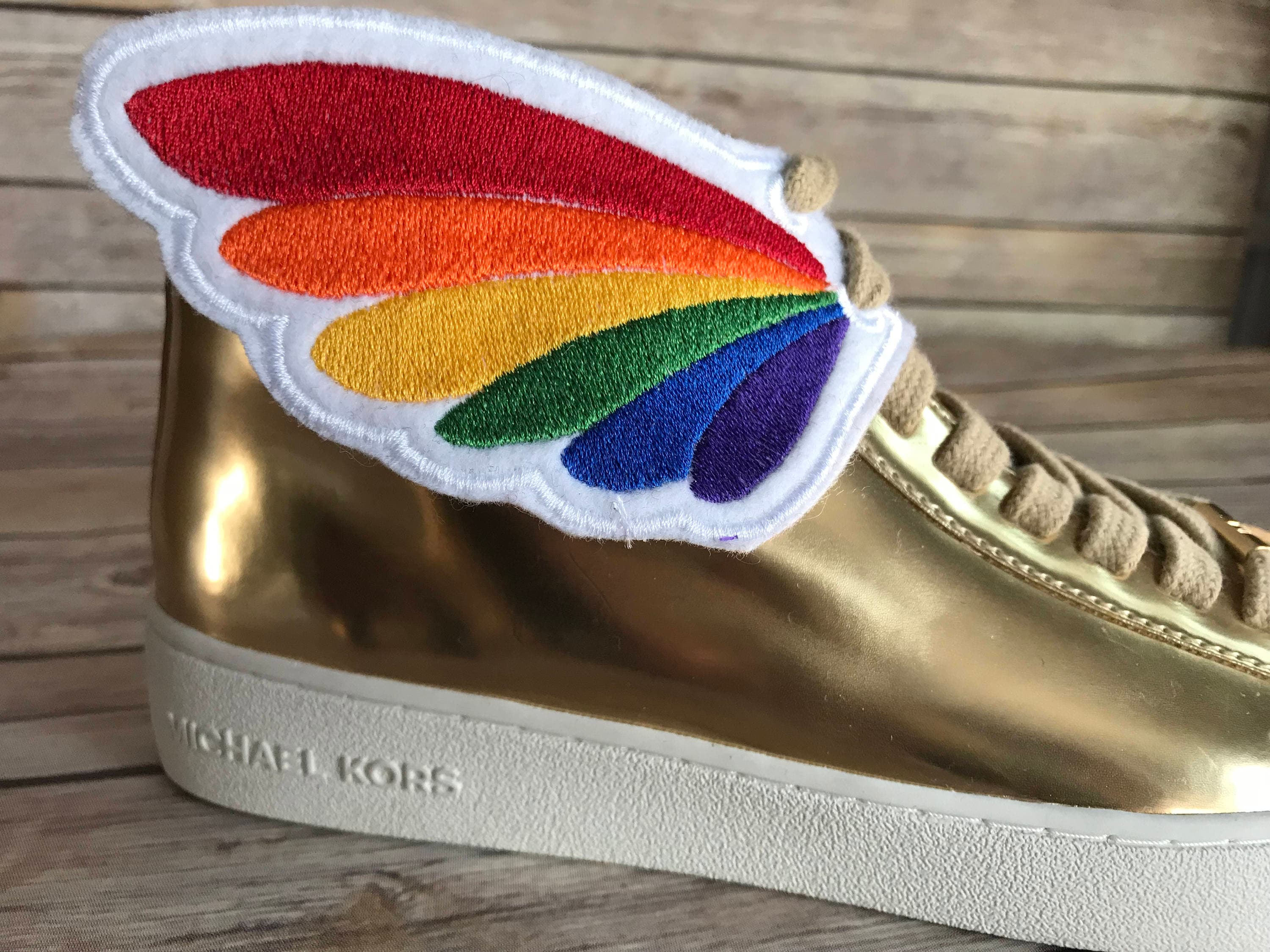 Michael kors on sale rainbow shoes