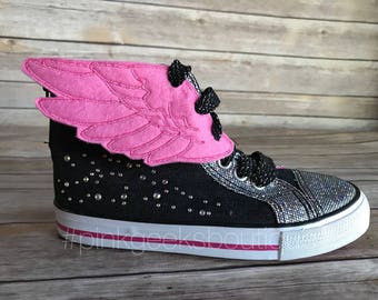 Preppy and Pretty Pink Percy Jackson Inspired Shoe Wings