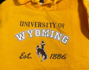 Officially Licensed University of Wyoming Hoodie Sweatshirt