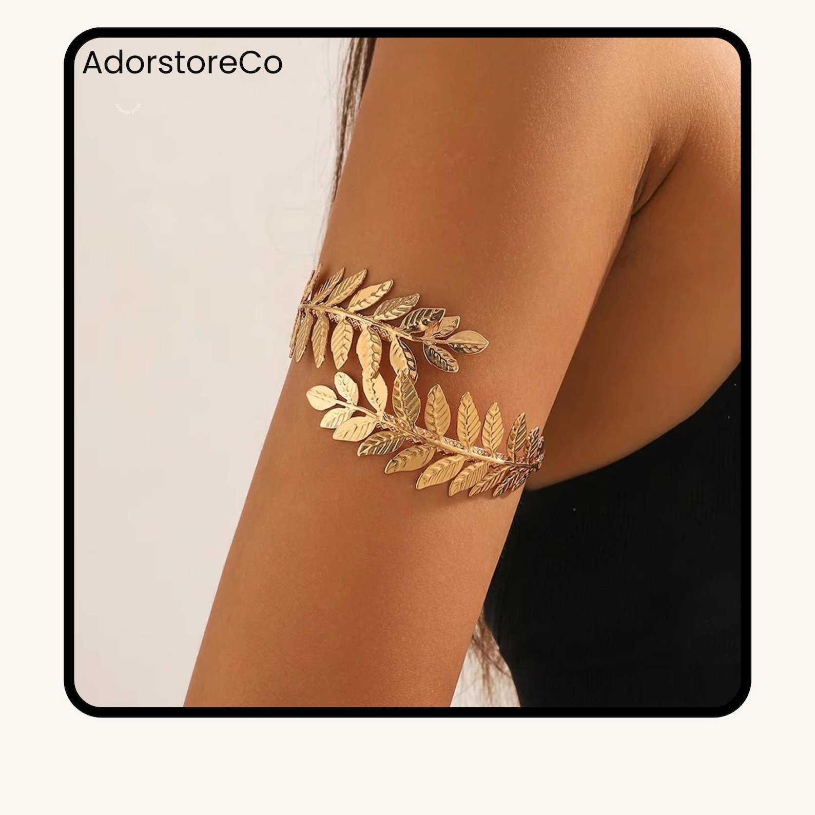 Vintage Greek Leaf Arm Cuff | Boho Goddess Bracelet - Etsy