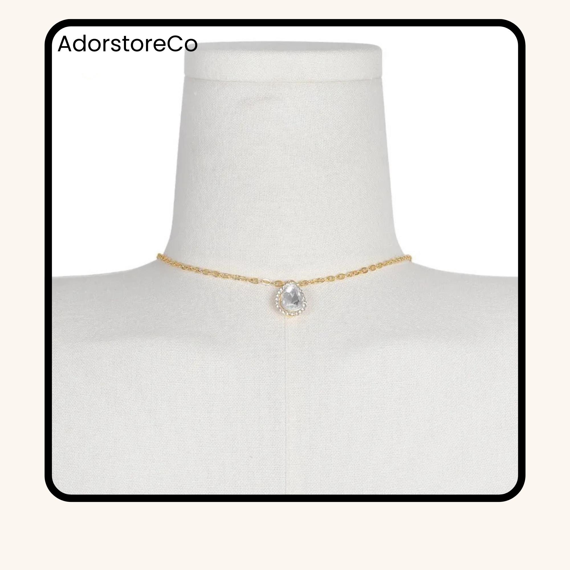 Backless Rhinestone Backless Rhinestone Body Chain | Water Drop Belly Waist Necklace ...