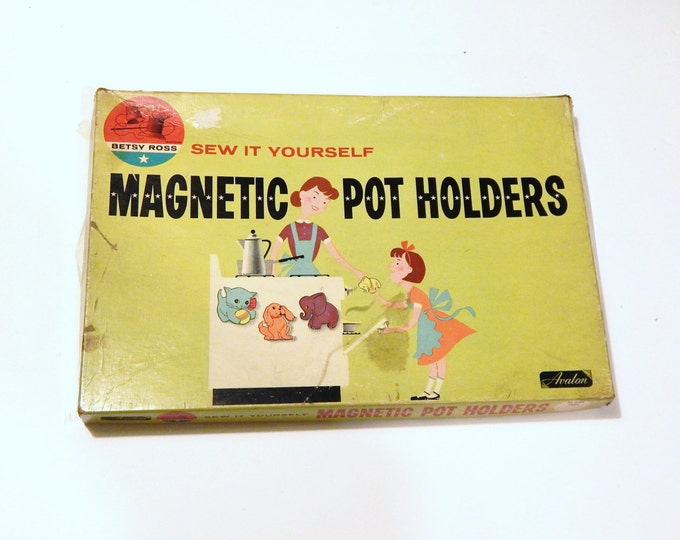 Vintage Pot Holder Pot Holder Kit Pot Holders Never Used Toy