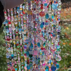 Handmade, Beaded Doorway Curtain Strands: Suncatcher Rainbow Maker, 20 strands