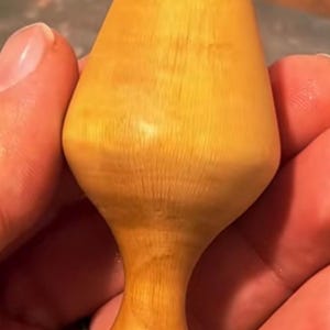 Hand-Turned Wooden Christmas Tree Ornament – Unique Holiday Décor & Novelty Gift