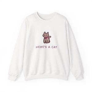 Cat Lover Unisex Crewneck Sweatshirt, Funny Kitty Jumper, Cute Pet Top, Cat Lady Pullover, Cozy Feline Sweater