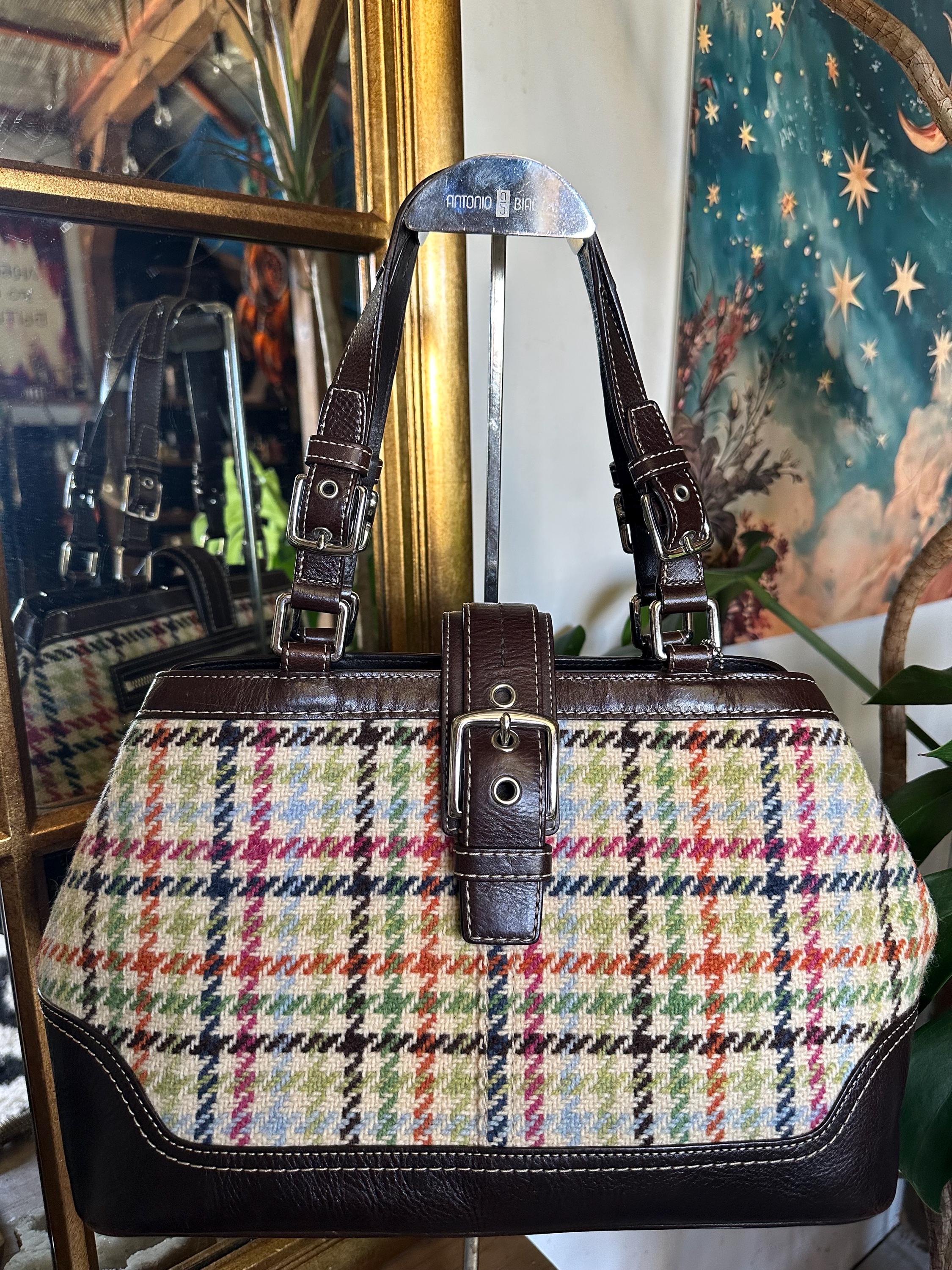 Plaid Coach Handbag - Etsy