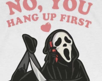 Sassy Ghostface Tank Top, Halloween Racerback, Spooky Gift, Horror Lover, Scary Gift Tank Top, Sexy Summerween Tank, Girly Horror Film Tee