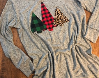 plus size ladies christmas tunics