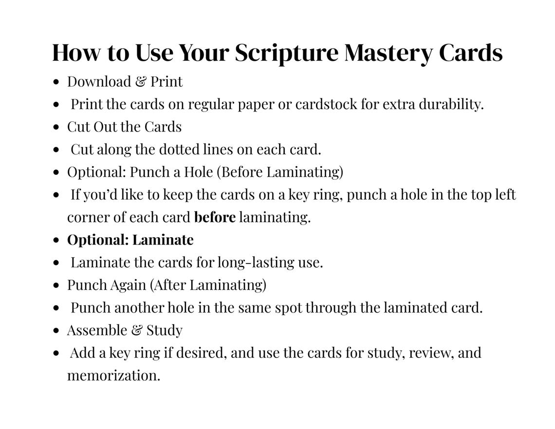 2026 CFM | Old Testament Scripture Mastery Cards | LDS Seminary ...