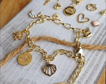 Create your Charm Bracelet Adjustable Personalization Bracelets