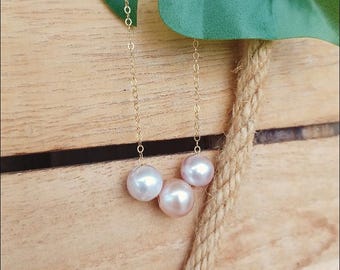 Freshwater Pearl Necklace 14k Gold Filled