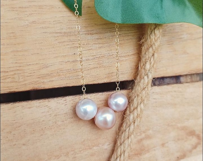 Freshwater Pearl Necklace 14k Gold Filled