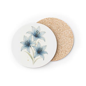 Untersetzer Set - Elegante Untersetzer für Wohnkultur, Geschenk zum Einzug, Kaffeetischaccessoire, Einzigartige Küchendekoration, Untersetzer Set, Blumen Untersetzer,