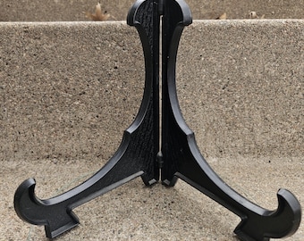 10" opvouwbare kookboekhouder/decoratieve bordenhouder