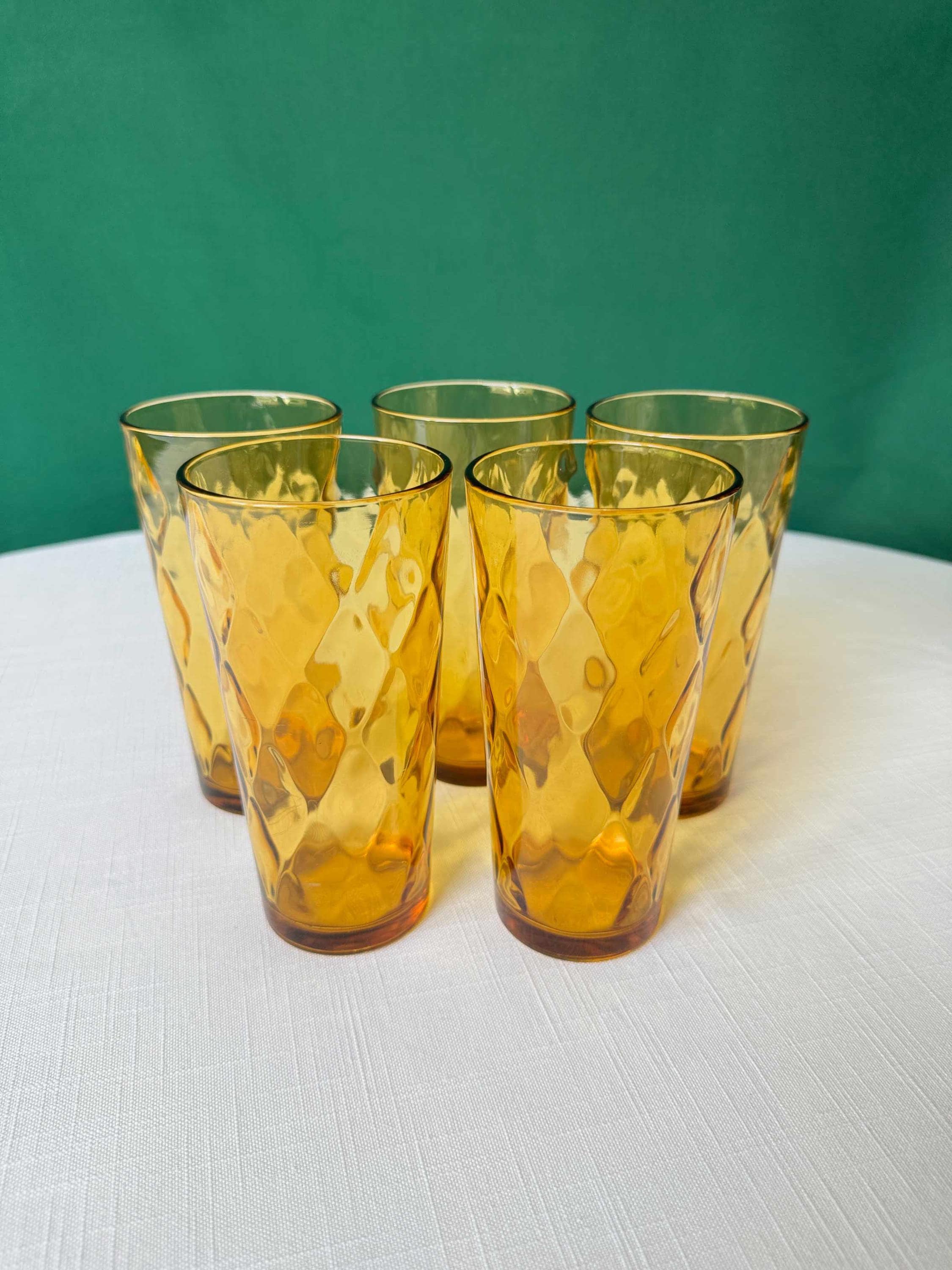 Vintage Hazel Atlas Glasses - Etsy