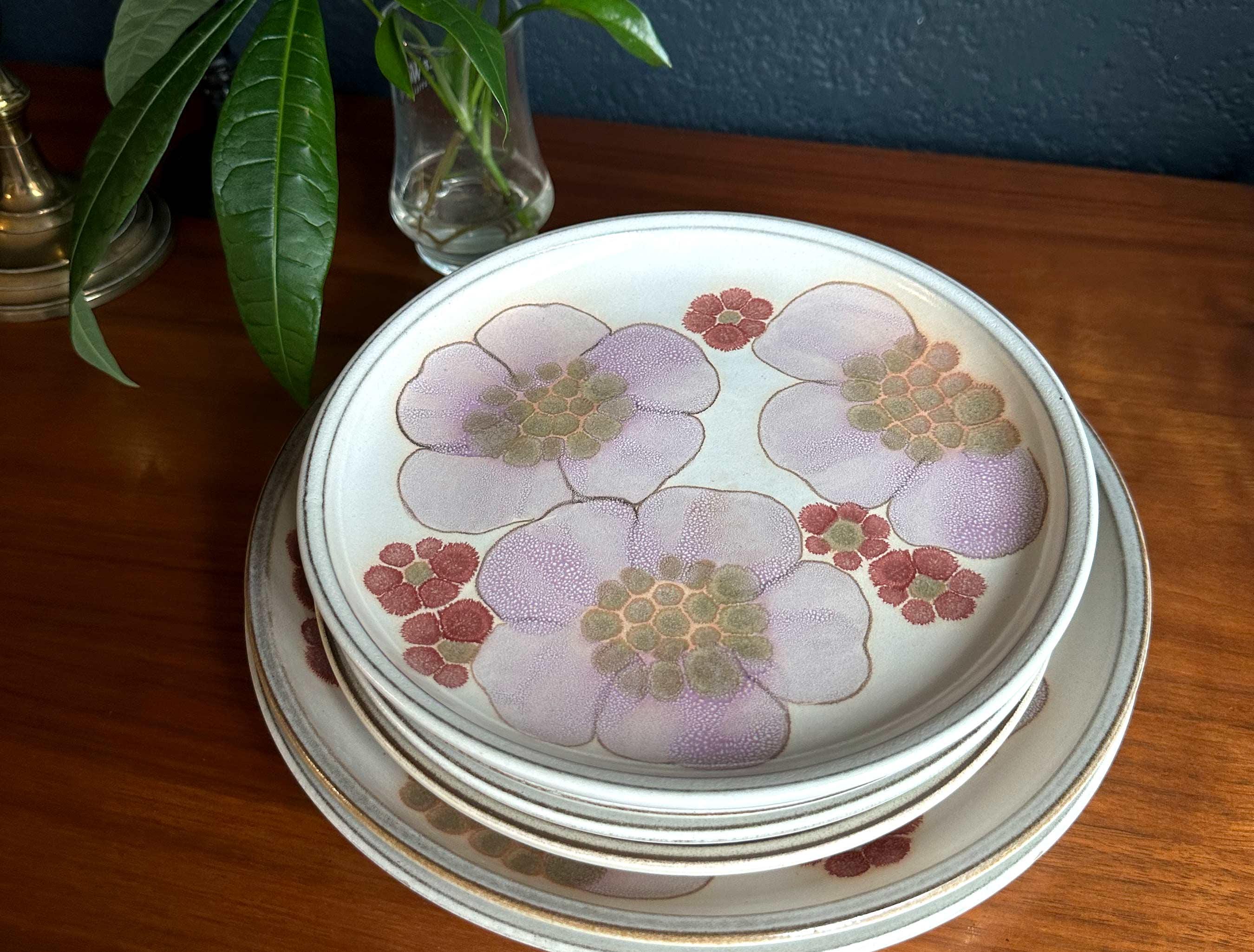 Denby Floral Plate - Etsy