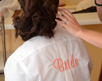 Titles for back of Shirts or Robes MUST BE PURCHASED with a package of Shirts or Robes