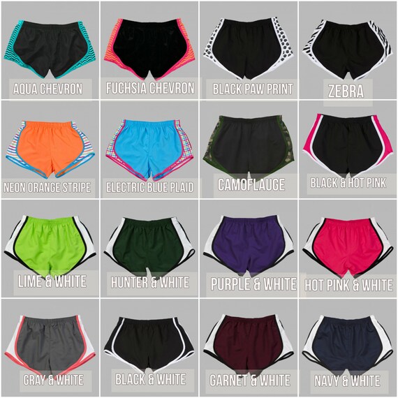 Athletic Shorts Monogrammed Shorts Personalized Running Etsy