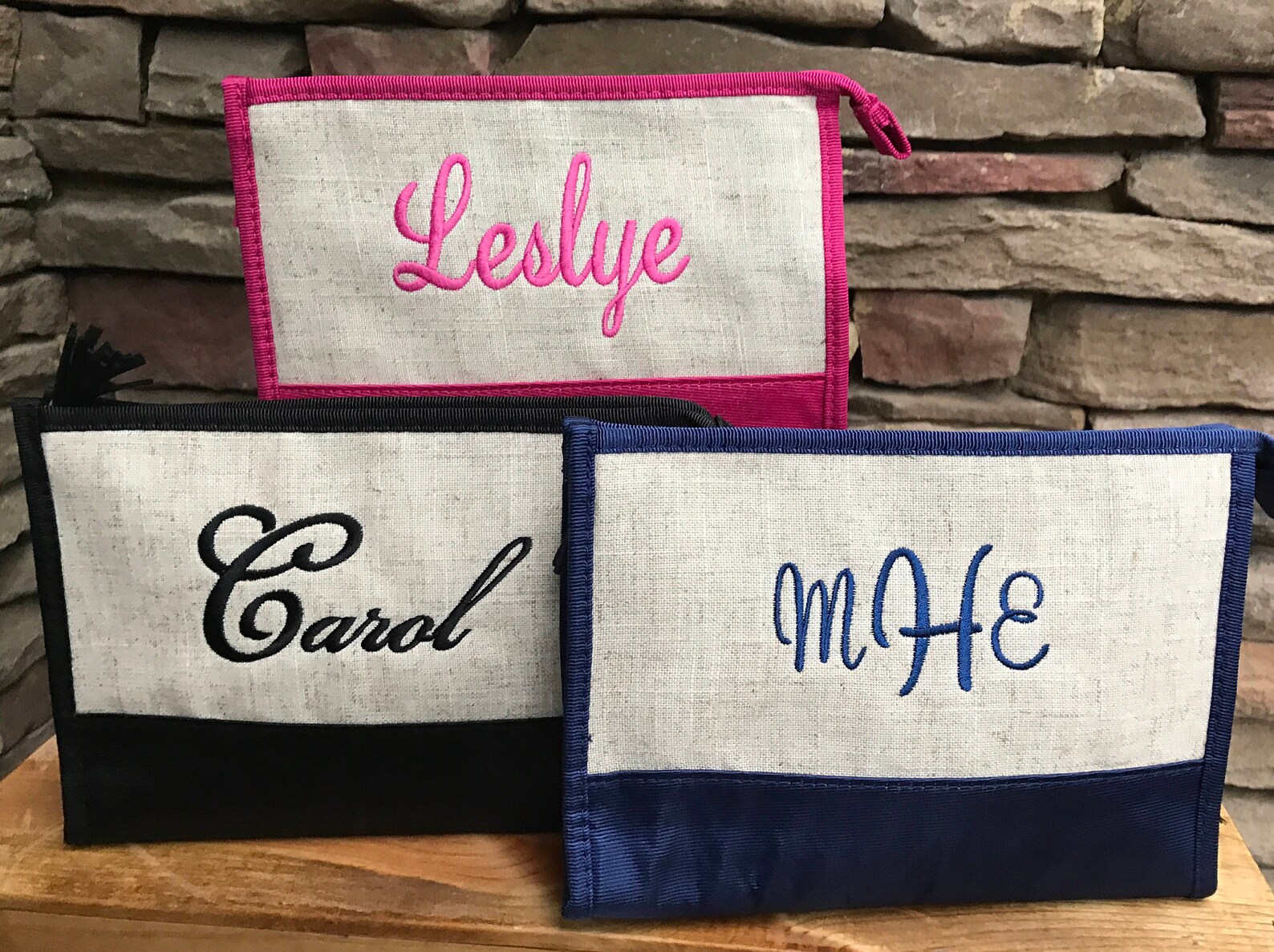 Cosmetic Bag Name Personalized Personalized Toiletries Bag Etsy