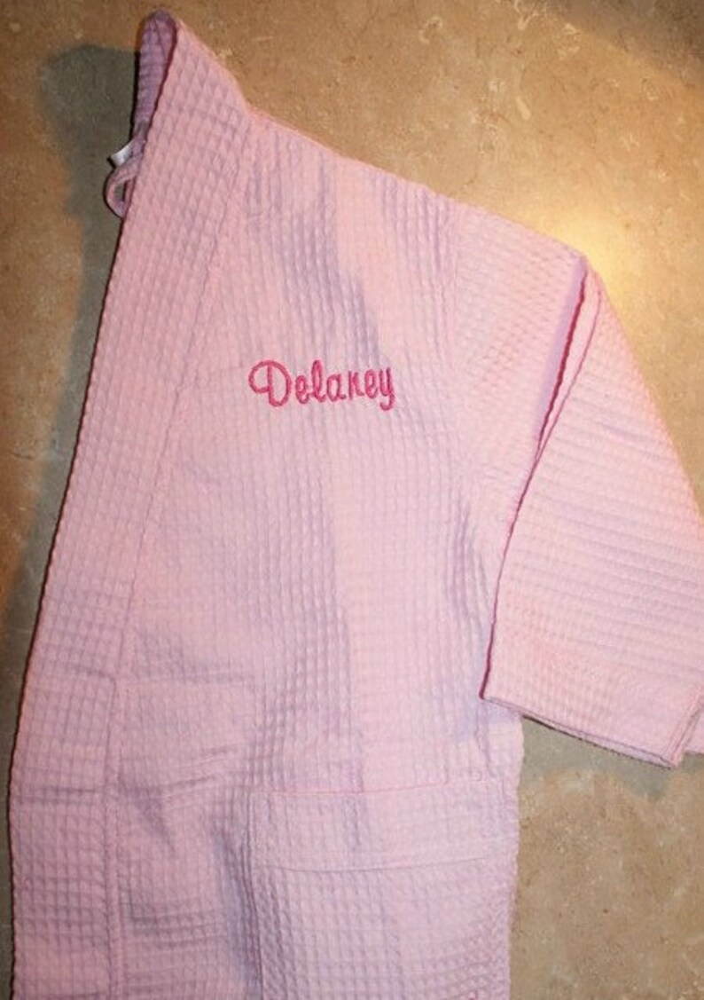 Child's Robe Spa Party Girls Spa Party Robe Girls Etsy