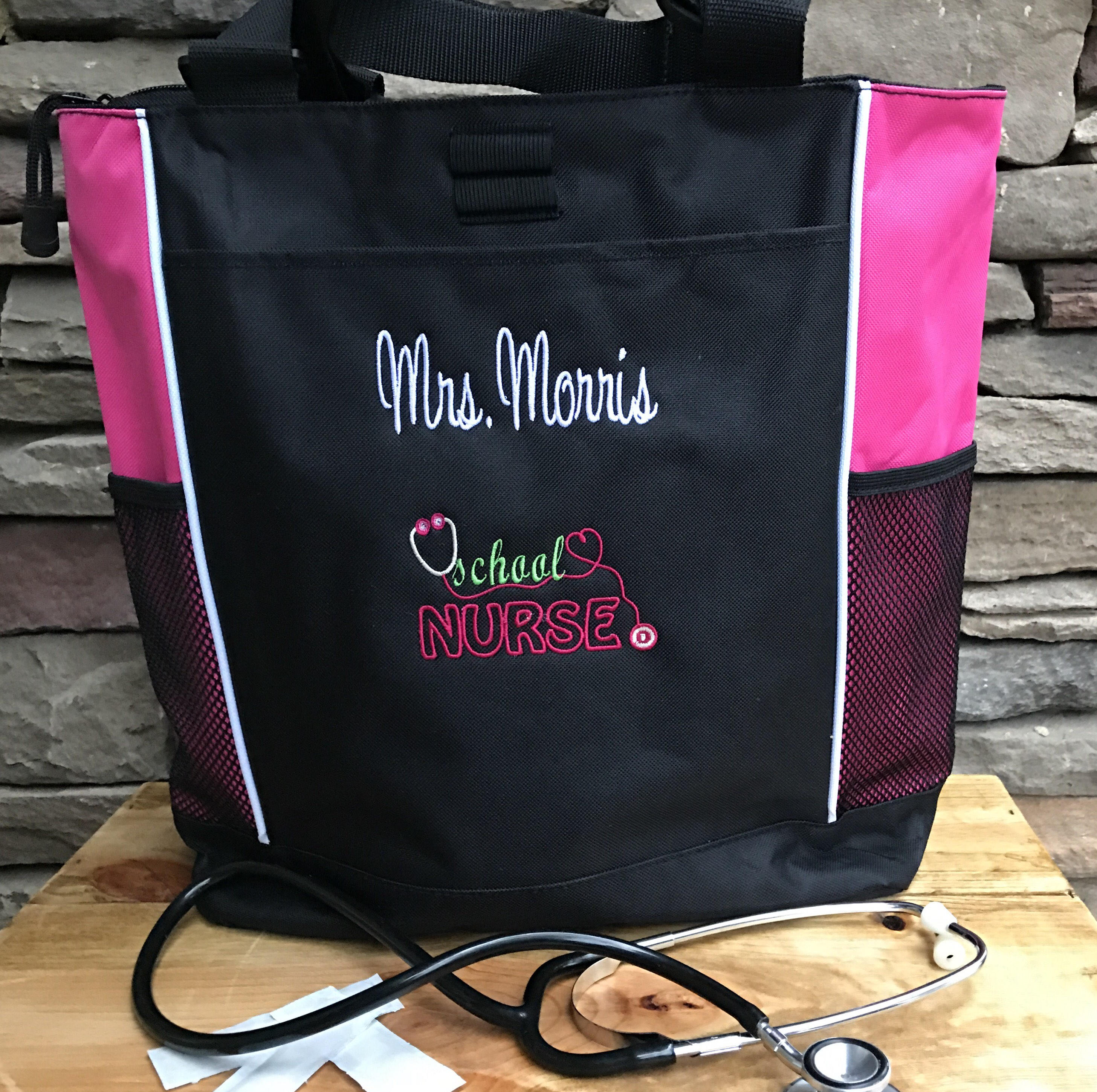 SCHOOL NURSE TOTE bag Professional Health Care Bag Tote Bag Etsy