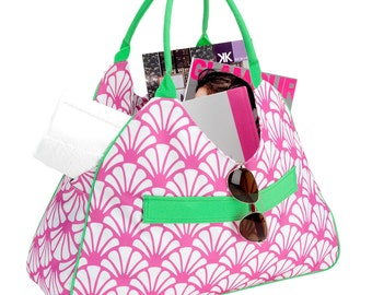 Beach Bag Beach Tote Monogrammed Beach Bag Monogrammed Canvas Bag Beach Bags