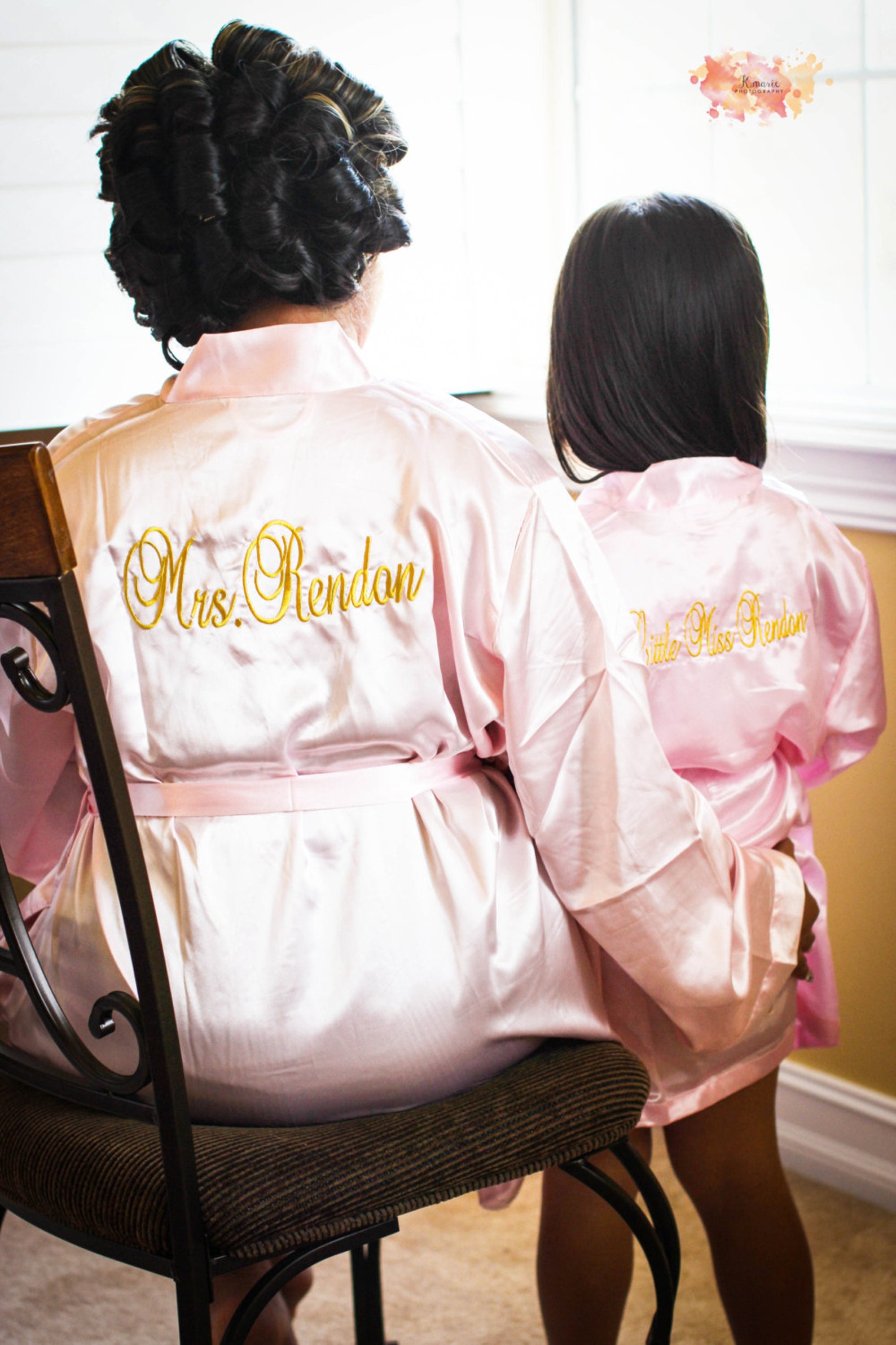 Flower Girl Silk Robe Child's Robe Girls Spa Party Robe | Etsy