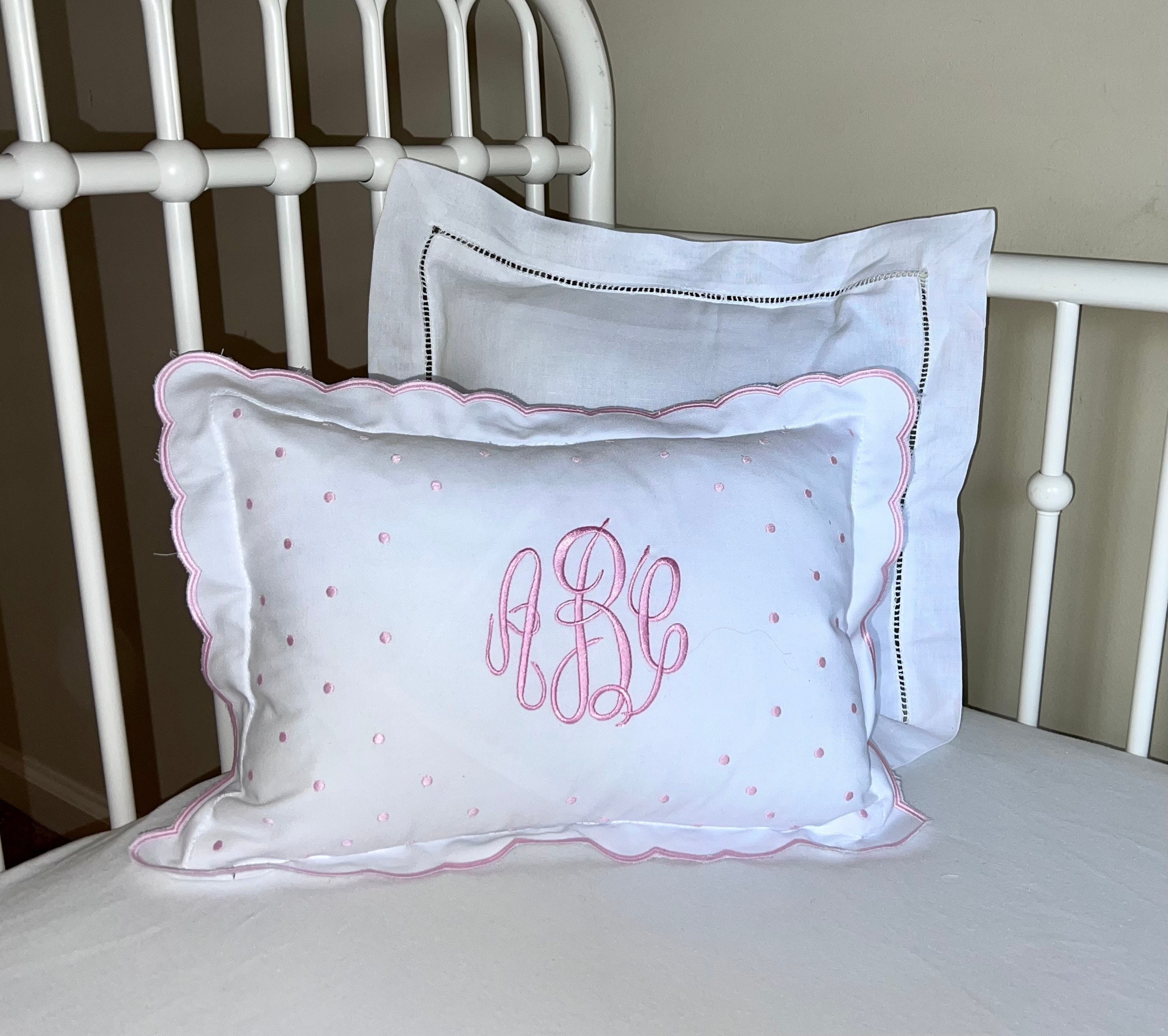 70% OFF Embroidered Monogram Pillow, Personalized gifts, Popular Right Now,  Dorm Decor, Christmas Gift, Housewarming Gift,Wedding Gift Ideas