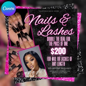 Nail Flyer DIY Nail Tech Flyer Nail Special Deal Flyer Nail Flyer Bookings Nail Tech Booking Flyer Nail Book Now DIY Nail Deal Booking Flyer