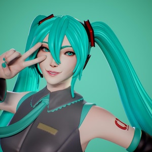 Futuristic Pop Star Figure | Printable STL