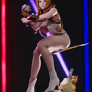 Orihime Bleach STL File | 3D Print Model | Anime Figure | Digital Download