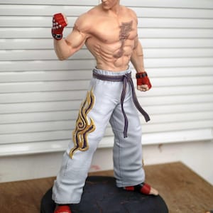 Tekken Kazuya Mishima Figure | 3D Print STL File | Fighting Game Cosplay Model Digital Download