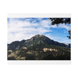 Canvas Wall Art, Mountain in Ouray Colorado Landscape Decor, Stretched Canvas Print, Nature Wall Hanging, Scenic Wall Decor, Rustic Home