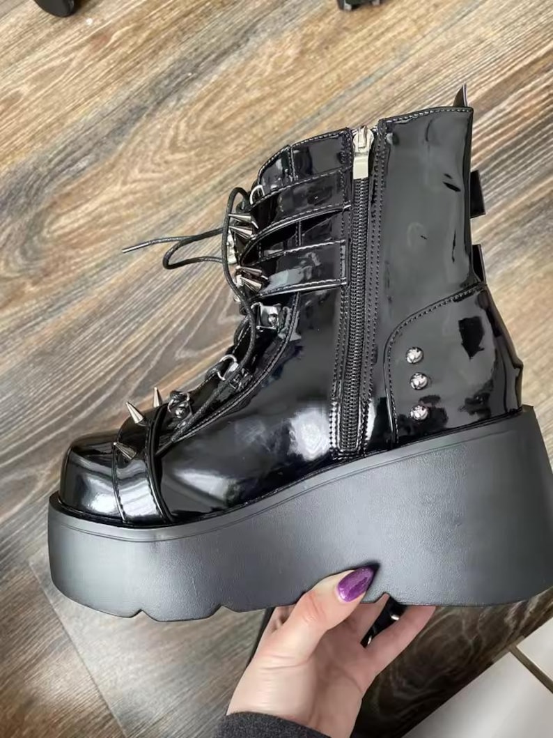 Elevate your dark aesthetic to legendary heights. Our Gothic Vampire Mid-Calf Boots are the ultimate fusion of Victorian elegance and modern punk edge. Featuring a towering 8cm+ super high wedge, these boots are engineered for those who want to dominate the room without sacrificing the comfort needed for a long night at a convention, a club, or a moonlit stroll.