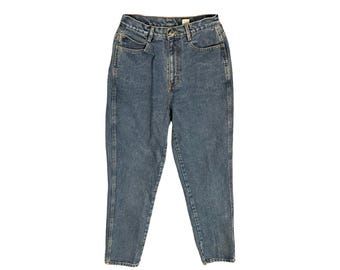 Bill Blass jeans dames 26W 29L hoge taille mom blauw katoenen denim vintage jaren 90