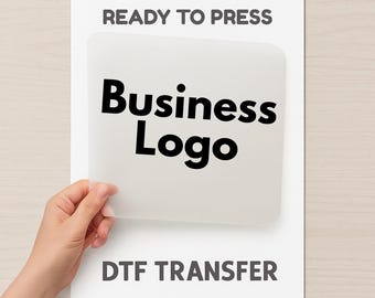 Business Logo Wärmetransfer, Ihr Logo DTF Druck, Benutzerdefiniertes Logo DTF Transfer, Benutzerdefinierte Aufbügeln Transfer fertig zum Transferieren, Gruppen Sheet Logo