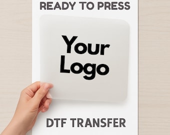 Custom Iron On Transfer, Your Logo DTF Transfer, Print Your Design, Ready To Transfer, Heat Press, Gangsheet Logo, Customise DTF Transfer